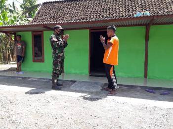 Bu Ismi Berterima Kasih Rumahnya Sudah Dibangun TNI Melalui Program Aladin TMMD Bojonegoro